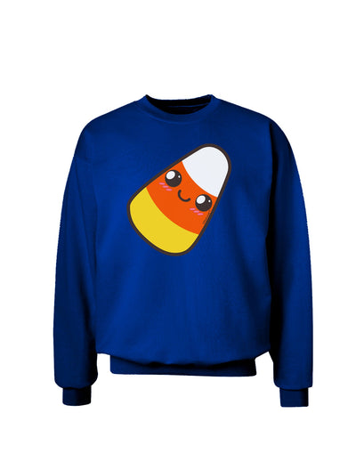 Cute Mother Candy Corn Family Halloween Adult Dark Sweatshirt-Sweatshirts-TooLoud-Deep-Royal-Blue-Small-Davson Sales