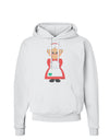 Cute Mrs Santa Claus Christmas Hoodie Sweatshirt-Hoodie-TooLoud-White-Small-Davson Sales