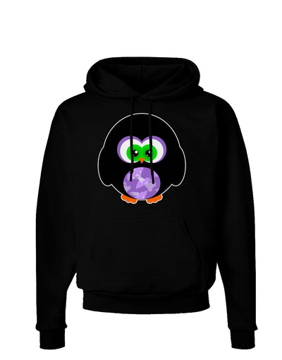 Cute Owl Halloween Dark Hoodie Sweatshirt-Hoodie-TooLoud-Black-Small-Davson Sales