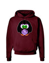 Cute Owl Halloween Dark Hoodie Sweatshirt-Hoodie-TooLoud-Maroon-Small-Davson Sales