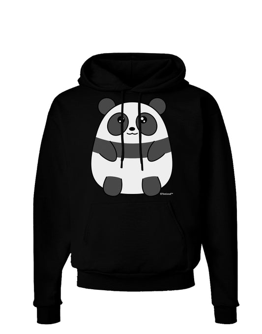 Cute Panda Bear Dark Hoodie Sweatshirt by TooLoud-Hoodie-TooLoud-Black-Small-Davson Sales