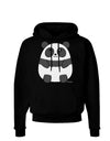 Cute Panda Bear Dark Hoodie Sweatshirt by TooLoud-Hoodie-TooLoud-Black-Small-Davson Sales