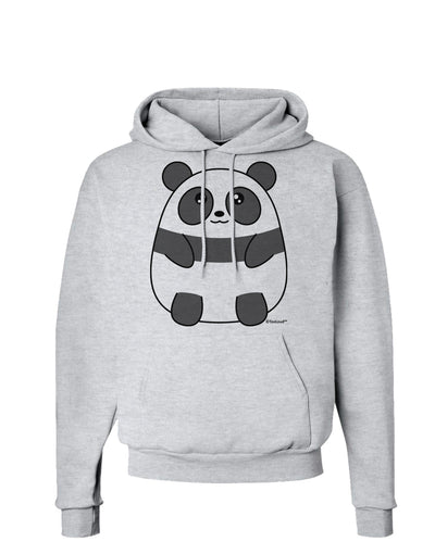 Cute Panda Bear Hoodie Sweatshirt by TooLoud-Hoodie-TooLoud-AshGray-Small-Davson Sales