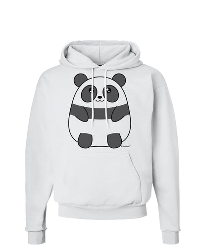 Cute Panda Bear Hoodie Sweatshirt by TooLoud-Hoodie-TooLoud-White-Small-Davson Sales