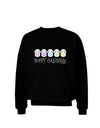 Cute Pastel Bunnies - Hoppy Easter Adult Dark Sweatshirt by TooLoud-Sweatshirts-TooLoud-Black-Small-Davson Sales