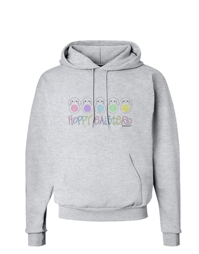 Cute Pastel Bunnies - Hoppy Easter Hoodie Sweatshirt by TooLoud-Hoodie-TooLoud-AshGray-Small-Davson Sales