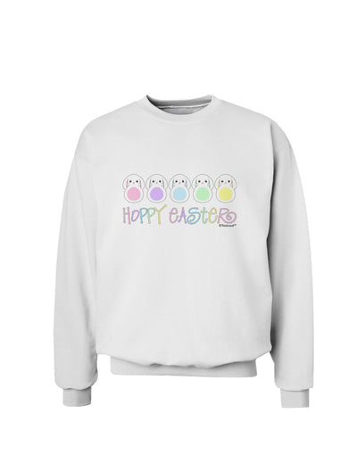 Cute Pastel Bunnies - Hoppy Easter Sweatshirt by TooLoud-Sweatshirts-TooLoud-White-Small-Davson Sales