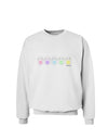 Cute Pastel Bunnies Sweatshirt by TooLoud-Sweatshirts-TooLoud-White-Small-Davson Sales