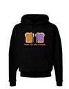 Cute PB and J Design - Made for Each Other Dark Hoodie Sweatshirt by TooLoud-Hoodie-TooLoud-Black-Small-Davson Sales