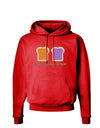 Cute PB and J Design - Made for Each Other Dark Hoodie Sweatshirt by TooLoud-Hoodie-TooLoud-Red-Small-Davson Sales