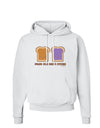 Cute PB and J Design - Made for Each Other Hoodie Sweatshirt by TooLoud-Hoodie-TooLoud-White-Small-Davson Sales