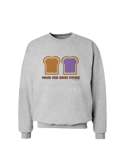 Cute PB and J Design - Made for Each Other Sweatshirt by TooLoud-Sweatshirts-TooLoud-AshGray-Small-Davson Sales