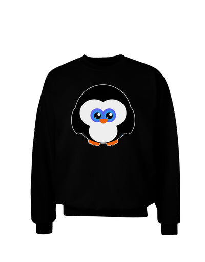 Cute Penguin Christmas Adult Dark Sweatshirt-Sweatshirts-TooLoud-Black-Small-Davson Sales