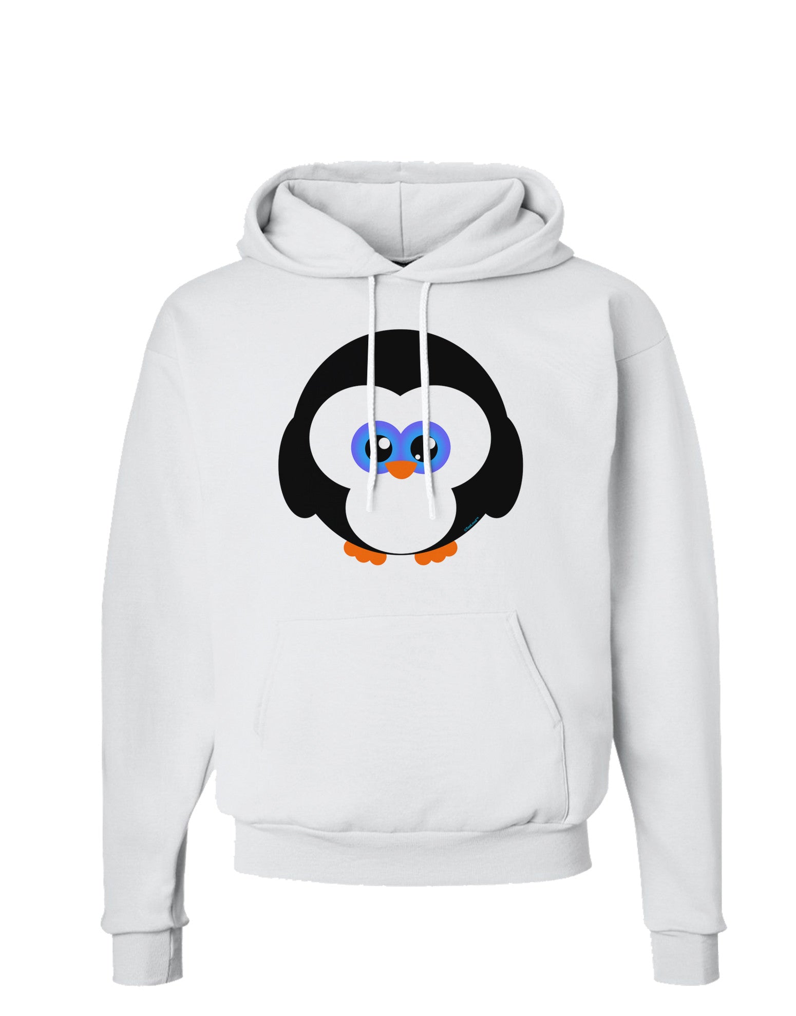 Cute Penguin Christmas Hoodie Sweatshirt-Hoodie-TooLoud-White-Small-Davson Sales