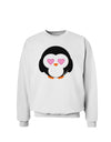 Cute Penguin - Heart Eyes Sweatshirt by TooLoud-Sweatshirts-TooLoud-White-Small-Davson Sales