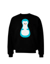 Cute Penguin Matryoshka Nesting Doll - Christmas Adult Dark Sweatshirt-Sweatshirts-TooLoud-Black-Small-Davson Sales