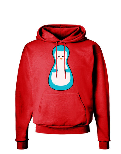 Cute Penguin Matryoshka Nesting Doll - Christmas Dark Hoodie Sweatshirt-Hoodie-TooLoud-Red-Small-Davson Sales