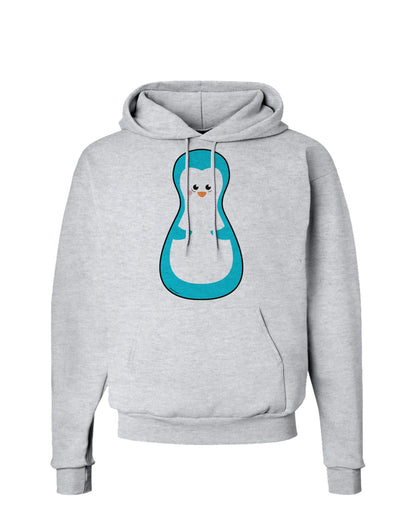 Cute Penguin Matryoshka Nesting Doll - Christmas Hoodie Sweatshirt-Hoodie-TooLoud-AshGray-Small-Davson Sales