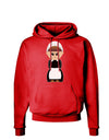 Cute Pilgrim Girl Thanksgiving Dark Hoodie Sweatshirt-Hoodie-TooLoud-Red-Small-Davson Sales