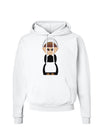 Cute Pilgrim Girl Thanksgiving Hoodie Sweatshirt-Hoodie-TooLoud-White-Small-Davson Sales