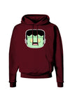 Cute Pixel Monster Dark Hoodie Sweatshirt-Hoodie-TooLoud-Maroon-Small-Davson Sales