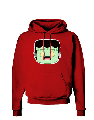 Cute Pixel Monster Dark Hoodie Sweatshirt-Hoodie-TooLoud-Red-Small-Davson Sales