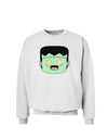 Cute Pixel Monster Sweatshirt-Sweatshirts-TooLoud-White-Small-Davson Sales