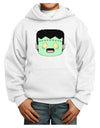 Cute Pixel Monster Youth Hoodie Pullover Sweatshirt-Youth Hoodie-TooLoud-White-XS-Davson Sales