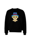 Cute Pixel Scarecrow Adult Dark Sweatshirt-Sweatshirts-TooLoud-Black-Small-Davson Sales