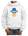 Cute Pixel Scarecrow Youth Hoodie Pullover Sweatshirt-Youth Hoodie-TooLoud-White-XS-Davson Sales