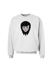 Cute Pixel Vampire Female Sweatshirt-Sweatshirts-TooLoud-White-Small-Davson Sales