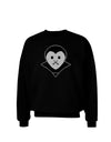 Cute Pixel Vampire Male Adult Dark Sweatshirt-Sweatshirts-TooLoud-Black-Small-Davson Sales