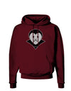 Cute Pixel Vampire Male Dark Hoodie Sweatshirt-Hoodie-TooLoud-Maroon-Small-Davson Sales