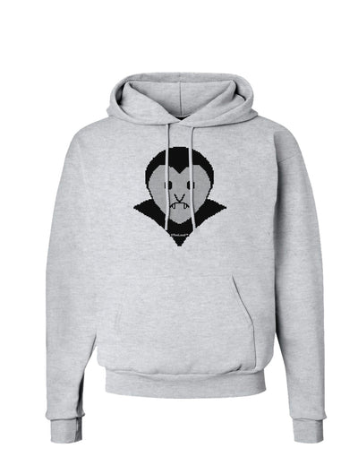 Cute Pixel Vampire Male Hoodie Sweatshirt-Hoodie-TooLoud-AshGray-Small-Davson Sales