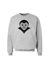 Cute Pixel Vampire Male Sweatshirt-Sweatshirts-TooLoud-AshGray-Small-Davson Sales