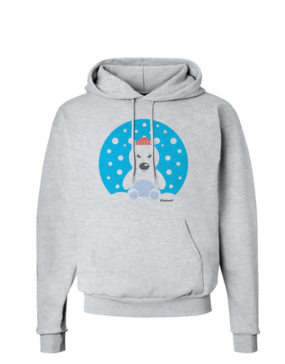 Cute Polar Bear - Christmas Hoodie Sweatshirt by TooLoud-Hoodie-TooLoud-AshGray-Small-Davson Sales