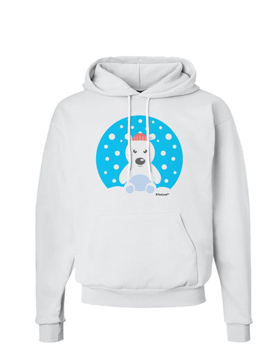 Cute Polar Bear - Christmas Hoodie Sweatshirt by TooLoud-Hoodie-TooLoud-White-Small-Davson Sales