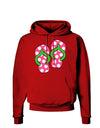 Cute Polka Dot Flip Flops - Pink and Green Dark Hoodie Sweatshirt-Hoodie-TooLoud-Red-Small-Davson Sales