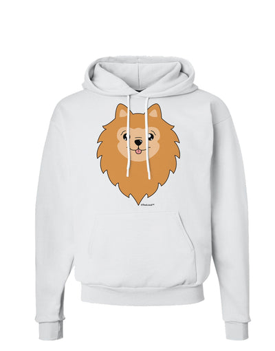 Cute Pomeranian Dog Hoodie Sweatshirt by TooLoud-Hoodie-TooLoud-White-Small-Davson Sales