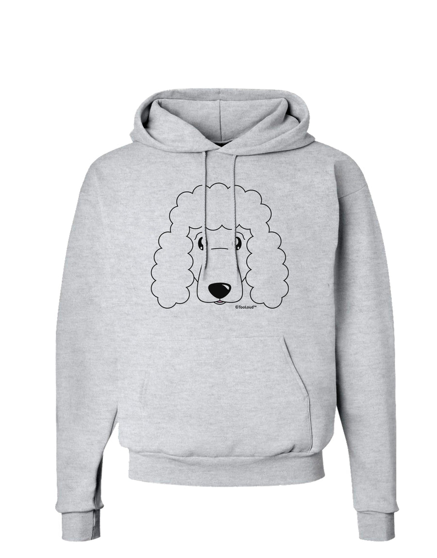 Cute Poodle Dog - White Hoodie Sweatshirt by TooLoud-Hoodie-TooLoud-White-Small-Davson Sales