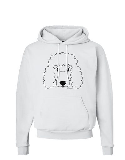 Cute Poodle Dog - White Hoodie Sweatshirt by TooLoud-Hoodie-TooLoud-White-Small-Davson Sales