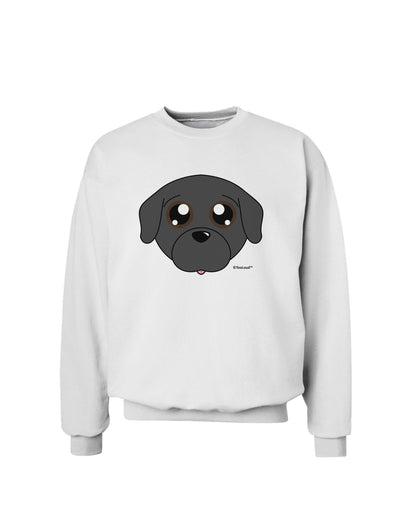 Cute Pug Dog - Black Sweatshirt by TooLoud-Sweatshirts-TooLoud-White-Small-Davson Sales