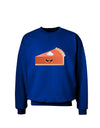 Cute Pumpkin Pie Thanksgiving Adult Dark Sweatshirt-Sweatshirts-TooLoud-Deep-Royal-Blue-Small-Davson Sales