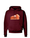 Cute Pumpkin Pie Thanksgiving Dark Hoodie Sweatshirt-Hoodie-TooLoud-Maroon-Small-Davson Sales