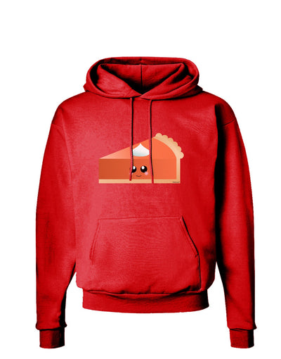 Cute Pumpkin Pie Thanksgiving Dark Hoodie Sweatshirt-Hoodie-TooLoud-Red-Small-Davson Sales