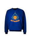 Cute Pumpkin Spider - Happy Halloween Adult Dark Sweatshirt-Sweatshirts-TooLoud-Deep-Royal-Blue-Small-Davson Sales