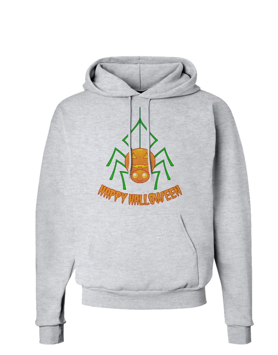 Cute Pumpkin Spider - Happy Halloween Hoodie Sweatshirt-Hoodie-TooLoud-White-Small-Davson Sales