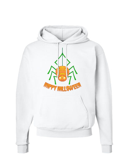 Cute Pumpkin Spider - Happy Halloween Hoodie Sweatshirt-Hoodie-TooLoud-White-Small-Davson Sales