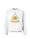 Cute Pumpkin Spider - Happy Halloween Sweatshirt-TooLoud-White-Small-Davson Sales