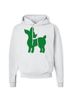 Cute Red and Green Rudolph - Christmas Hoodie Sweatshirt by TooLoud-Hoodie-TooLoud-White-Small-Davson Sales